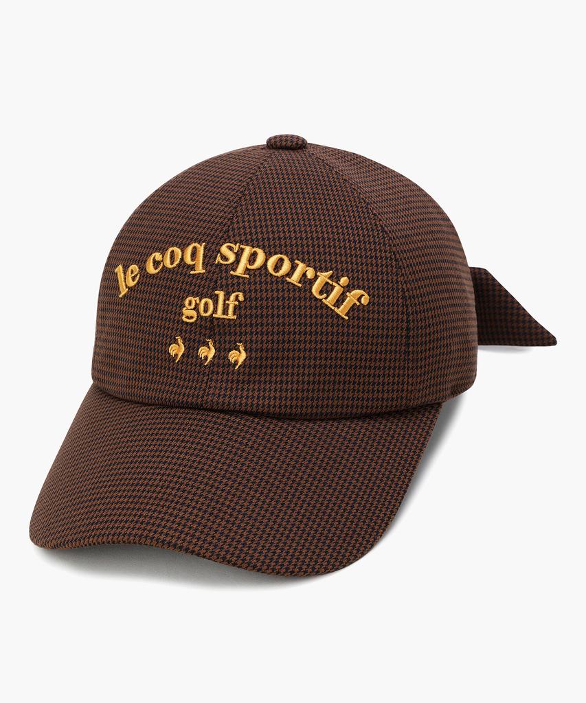 LECOQ GOLF Women'S Pattern Ribbon Detachable Cap (Gq322Lcp93)