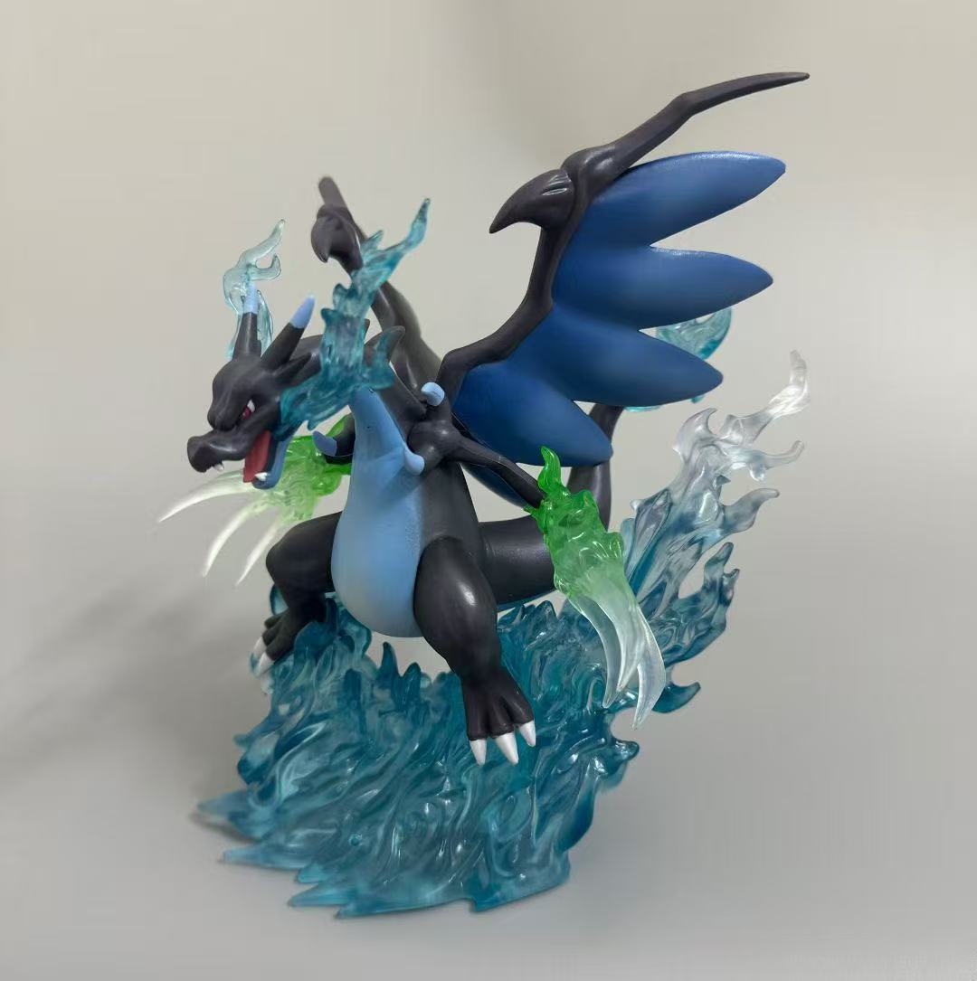 Pokemon Black Shiny Charizard Figure Toys 18cm no box