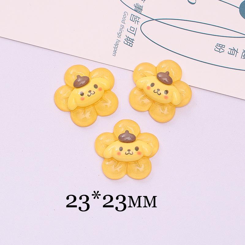 12 Pieces Of Cartoon New Kawaii Donut Kitten Series Resin Handmade Diy Jewelry Gifts Hair Clip Accessories