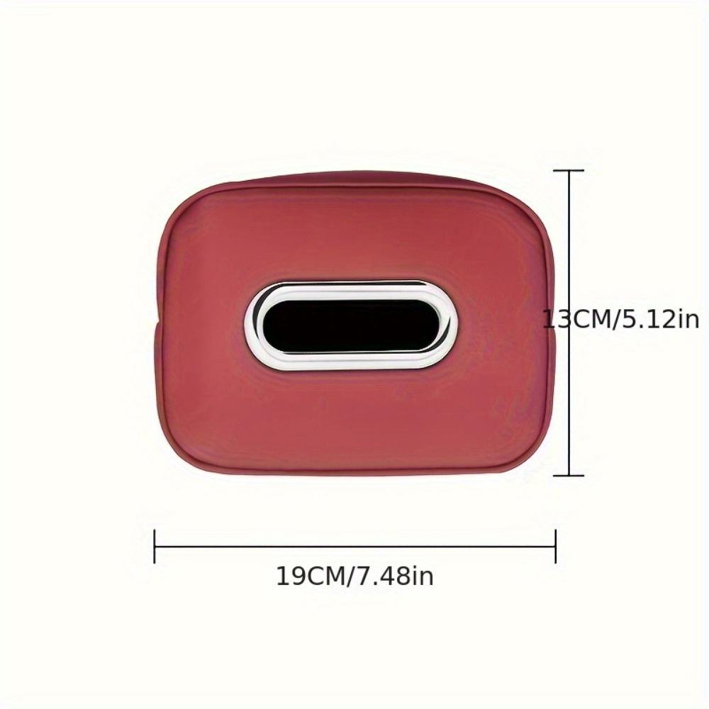 1 Stück Neue hängende Auto-Papierspenderbox für die Rückenlehne, hochwertige Mittelarmlehnenbox, hängende Serviettenspender-Tasche, Auto-Taschentuchbox