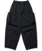 NOT4NERD Nylon Big Pocket Parachute Pants - Black