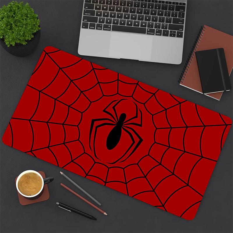 1PC spiderman web Oversized Mouse Pad - Non-Slip Rubber Base Perfect for Office School Esports Home Decor Desk Mat 250A