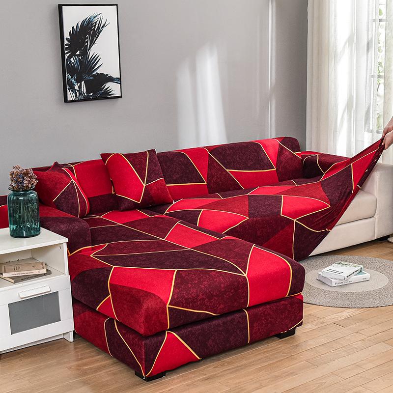 Premium Texture Couch Covers for Sectional Sofa Washable Stretch Sofa Covers L Shape Sofa Slipcovers Anti Slip Furniture Protector 1pc