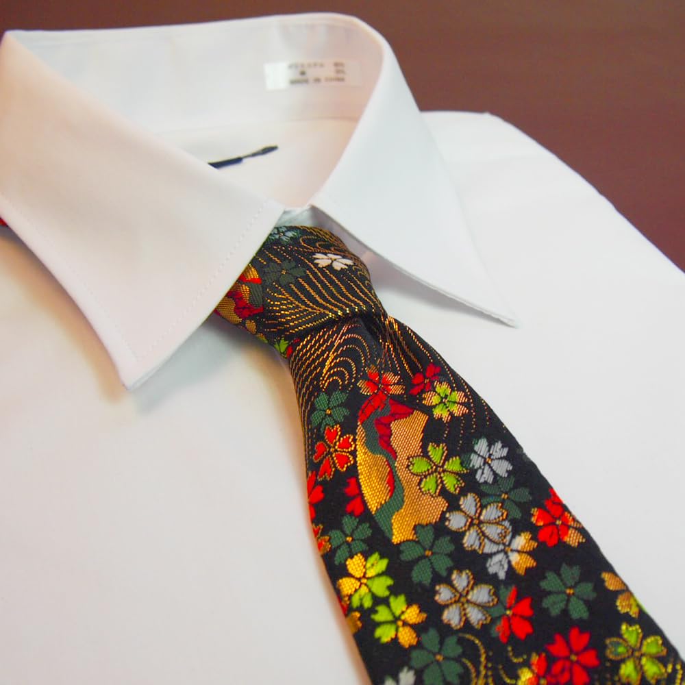 Höchste Qualität, japanisches Muster, Gold, speziell hergestellt in Nishijin, perfekt für Hochzeiten, Gold [Shikisai Shop], Krawatte, Brokat, Orchidee, Stück, Japan,