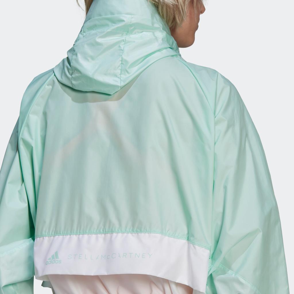 Adidas Sports Zip-Up Hooded Jacket Women Outerwear Ice-Green HD9129