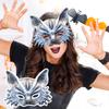 Werewolf Mask, Cosplay Anime Party Half Costume