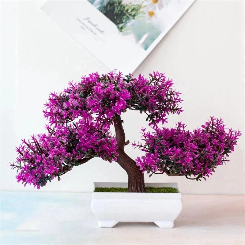 Künstliche Pflanzen Bonsai Kleiner Baum Topf Kunstpflanze Blumen Topfpflanzen Ornamente Für Zuhause Zimmer Tischdekoration Hotel Gartendekor