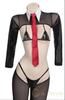 Reverse Bunny Cosplay Reverse Bunny Girl Costume Sexy Tight Extreme Sheer Bodycon Costume Rabbit Ears Headband Erotic Anime Erotic Reverse Cosplay