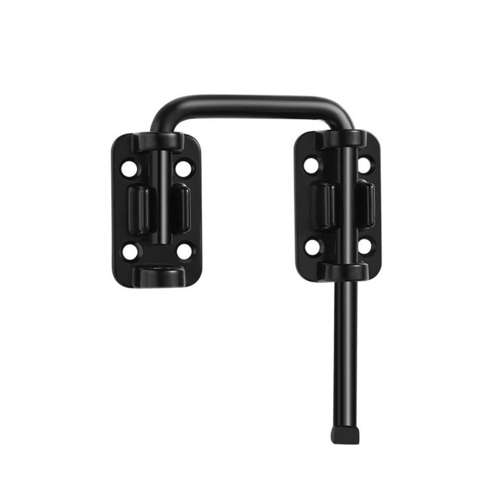 New Hardware Stainless Steel Door Latch Lock Non Perforated 90/180 Degree Gate Latch Thickened Safety Door Bolts Gates