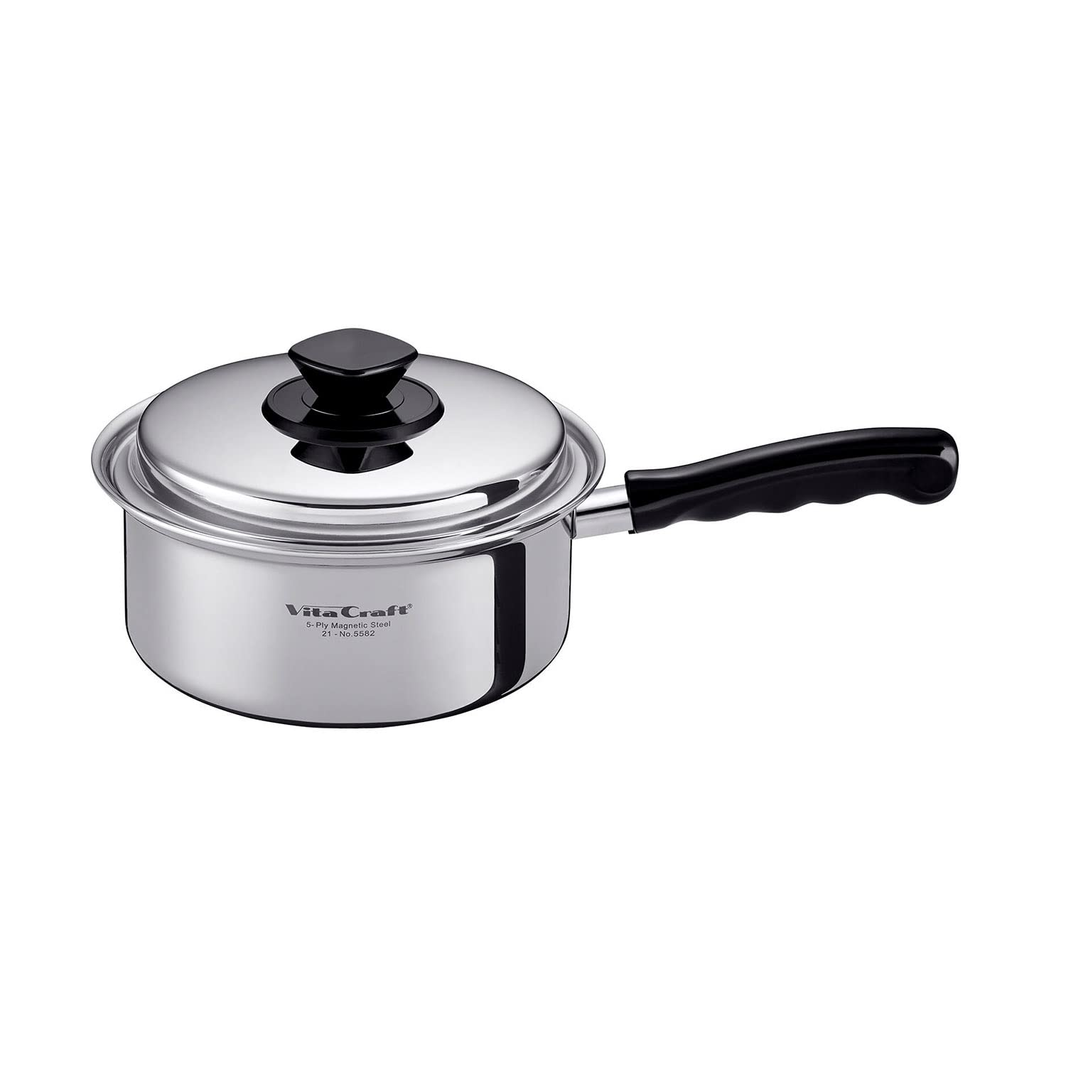 

Vita Craft V Series Single-Handed Pot, Induction Compatible, 0.6 gal (1.9 L)