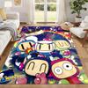 Bomberman Carpet Door Mat for Living Room or Bedroom Protective Mat Under Chair Office Decoration Christmas Gift Birthday Present