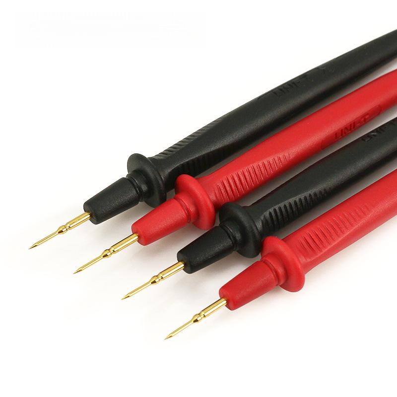 Gold-Plated Ultra-Fine Sharp Copper Needle Test Lead for Multimeter, 600V/10A