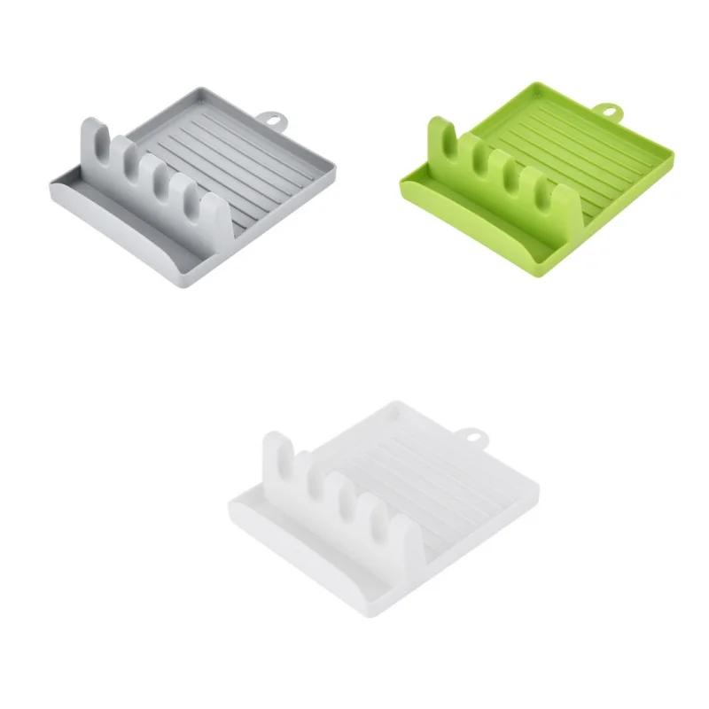 Spatula Rack Multifunctional Spoon Rests Holder Washable Paint Brush Holder Counter Top Shovel Spoon Shelf Kitchen Gadgets