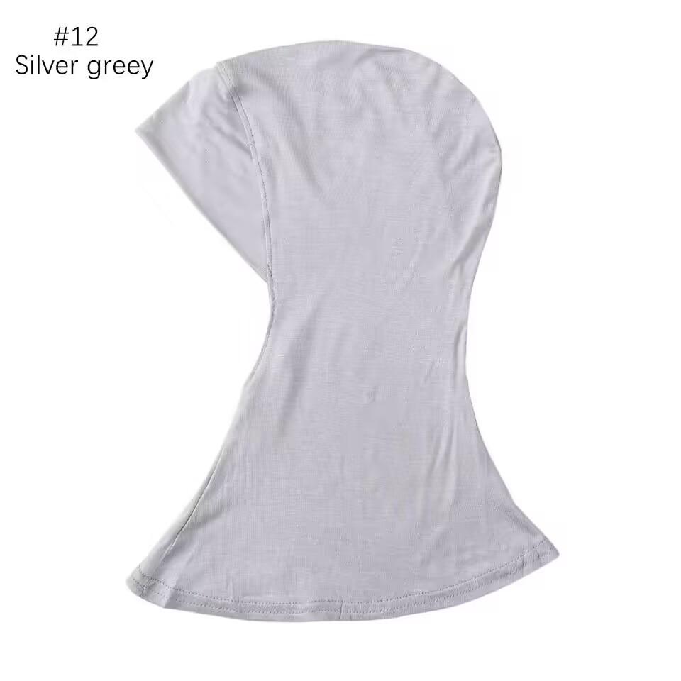 Classic Practical Muslim Hijab Inners Stretchable Jersey Cotton Tube Cap Shawl Bottom Women Headscarf Bonnet 28 Colors One Size