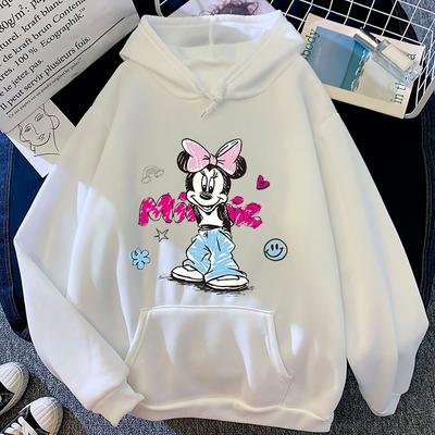 Disney Hoodies Boys and Girls Family Hooded Sweater Autumn and Winter Cotton Men's and Women's Oversized Loose Long Sleeves Top