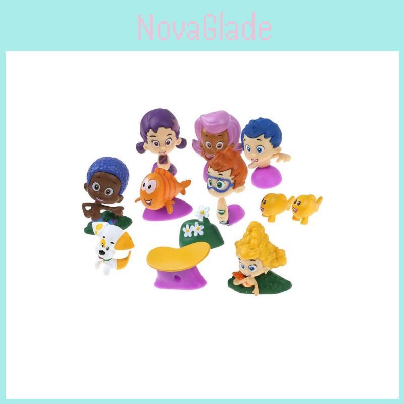 Guppies 12 Figure Set Pvc Toy With Premium Quality And Timeless Design**