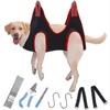 Pet Dog Grooming Hammock Harness with Nail Care Tools, Breathable Restraint Bag, Grooming Sling Helper for Pets
