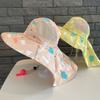 With Whistle Summer Baby Hat Neck Ear Cover Kids Beach Caps  Outdoor Sports
