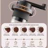 Manual Coffee Grinder 35 Gears Adjustable Settings Handheld Coffee Bean Grinder Mill Ceramic Grinding Core Coffee Maker for Home