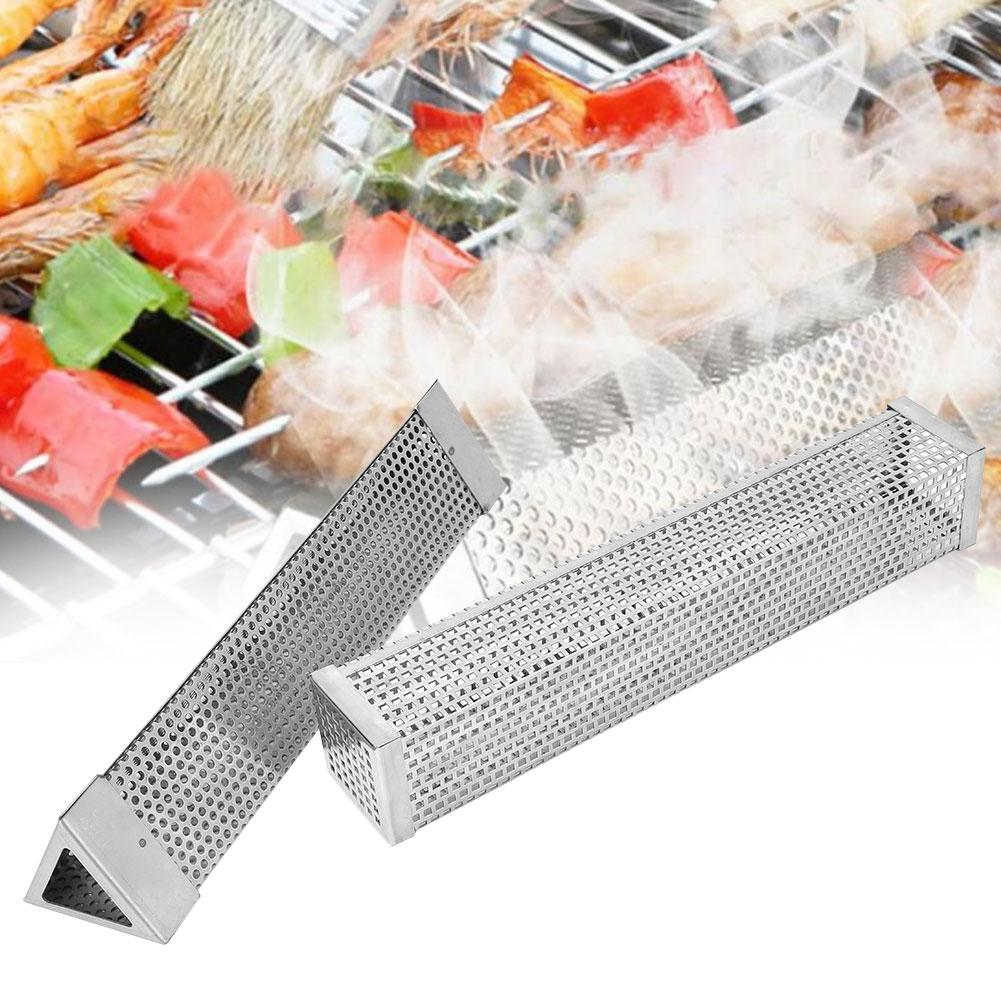 12in 304 Stainless Steel BBQ Smoker Tube Barbecue Accessory for Electric Charcoal Grill