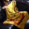 1pc Pikachu, Cute blanket Lightweight Flannel Throw for Sofa Bed Travel Camping Livingroom Office Couch Chair