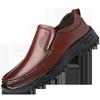 Men's Genuine Leather Shoes 38-47 Head Leather Soft Anti-slip Rubber Loafers Shoes Man Casual Real Leather Shoes