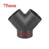 42mm/60mm/75mm/90mm Air Vent Ducting T Y L Piece Elbow Pipe For Webasto Diesel Parking Heater Outlet Exhaust Connector Joiner