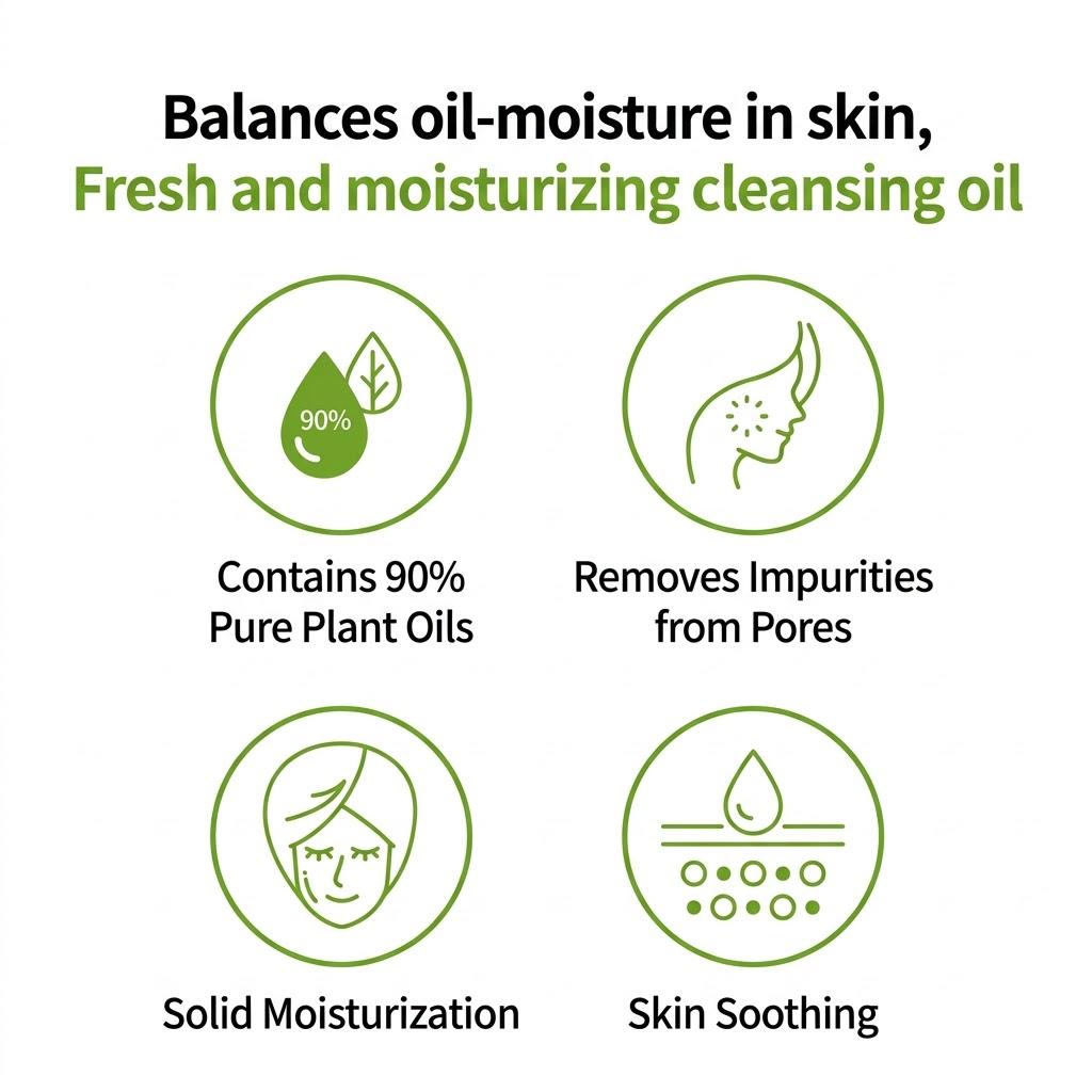 IUNIK Centella Green Fresh Cleansing Oil 200ml