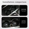 2025 Varm Karbon Bil Koppholder Matte Interiør Vannkopp Underlag Pute For BMW M Sport M2 M3 M4 M5 M6 E46 E90 E60 F10 F30 E39 E36 F20 E8