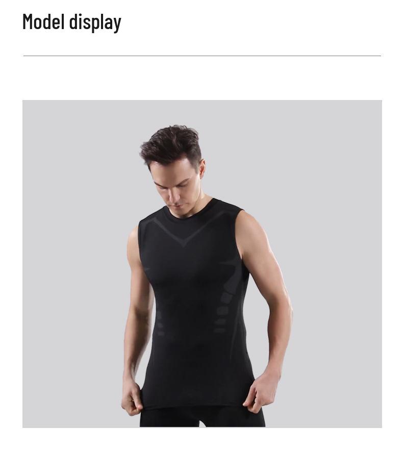 Men's Quick-Dry Sleeveless Athletic Tank Top for Running & Basketball