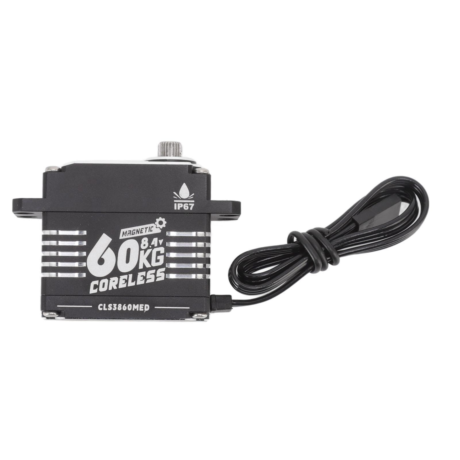 

FLASH HOBBY RC Gear Servo 60 кг безсердечний двигун із суперкрутним моментом, програмований водонепроникний RC рульовий механізм