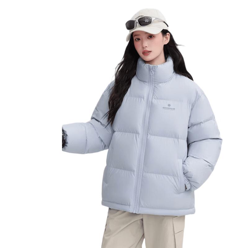 YAYA Snowflake Series Women's Short Stand-Collar Puffer Jacket