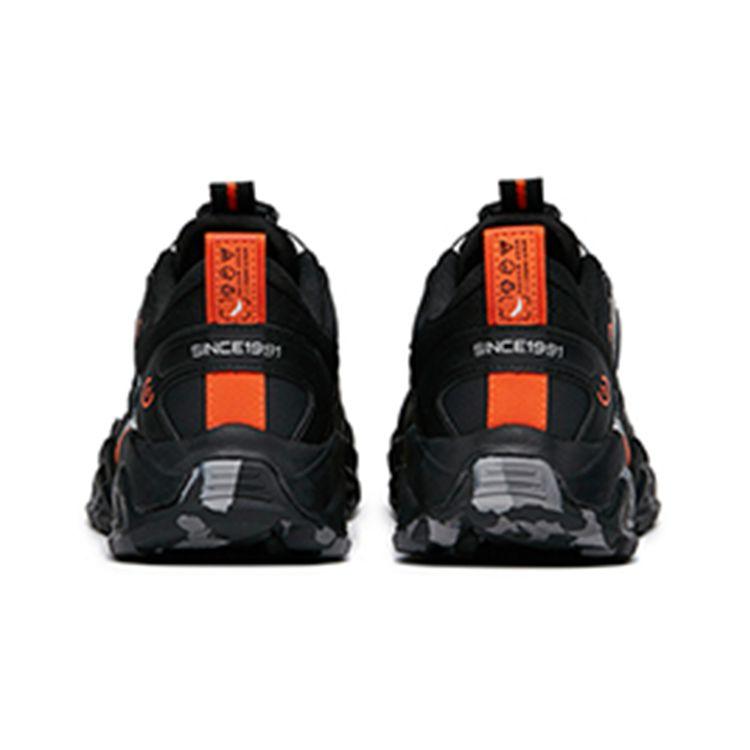 Anta Kids Battle Armor Sports Low-Top Running Shoes Kids sneaker Black Orange 312218805-3