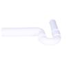 Sink Pipe Siphon 6/4"x50 Plastic/white