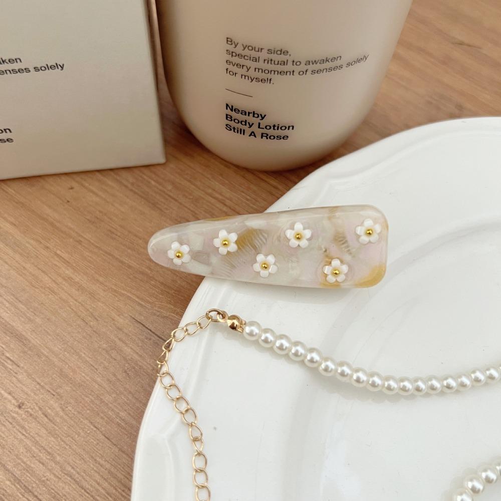 Vintage Flower Hair Clip Colorful Cute Duckbill Clip Fashion Sweet Barrettes Girls