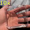 10/1Pcs Plastic Clear Square Storage Box Mini Portable Packaging Boxes For Jewelry Earring Bracelet DIY Nail Art Organizer Case