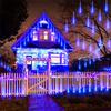 USB Plug Led Light Outdoor Meteor Shower Rain Lights 50/30cm Garden Decor Outdoor Street Garland New Year Christmas Decoration