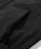 Trillion Division Nylon Hooded Zip-Up Vest (Black)