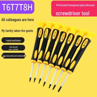 T6T7T8H Hex Lobular Screwdriver with Magnet for Xbox360 Console Repair