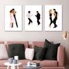 Classic Movie Poster Canvas Painting Abstract Minimalist Dancing Posters and Prints Wall Art Pictures for Living Room Home Decor