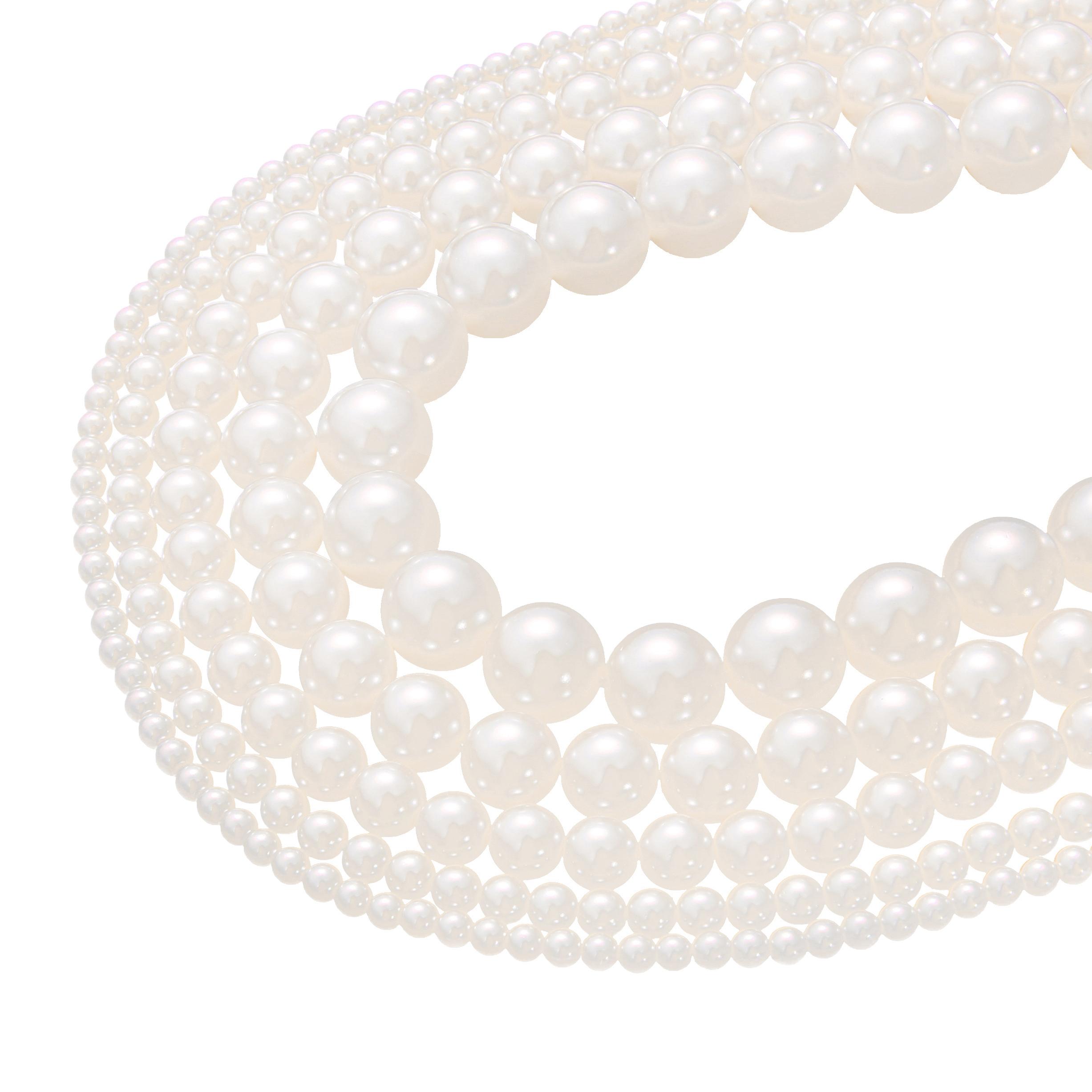 

40-140 шт. стеклянные бусины с имитацией жемчуга свободные круглые бусины-разделители для изготовления ювелирных изделий DIY аксессуары для браслетов 8mm 50pcs белый