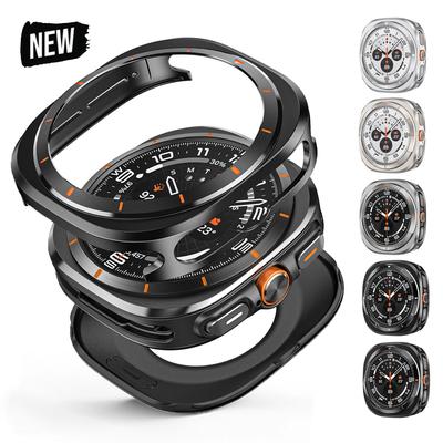 Coque de protection en alliage d'aluminium pour Samsung Galaxy Watch Ultra Men Cover pour SAMSUNG ULTRA Accessoires de protection d'écran