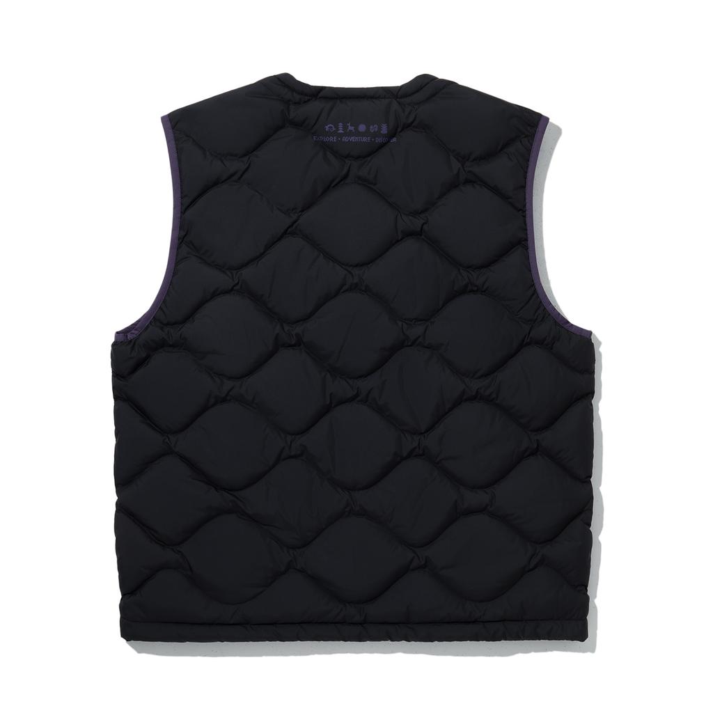 Li Ning Outdoor Series Logo Rundhals Reißverschluss Strickweste Unisex Westen Schwarz AMRU097-1