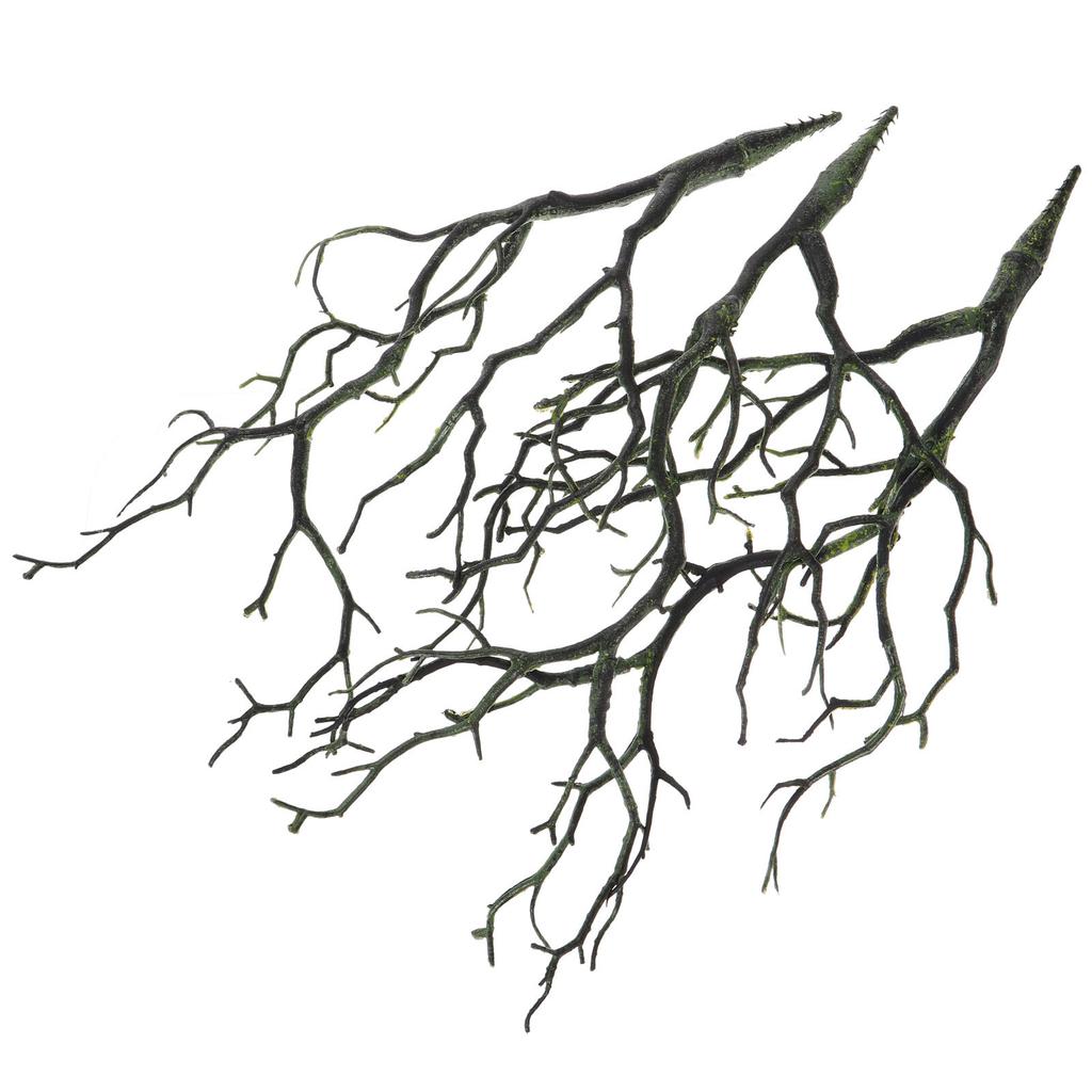 3Pcs Plastic Dried Branches Artificial Fake Tree Branches Realistic Decorative Branch for Wedding Celebration Home Vase Decor