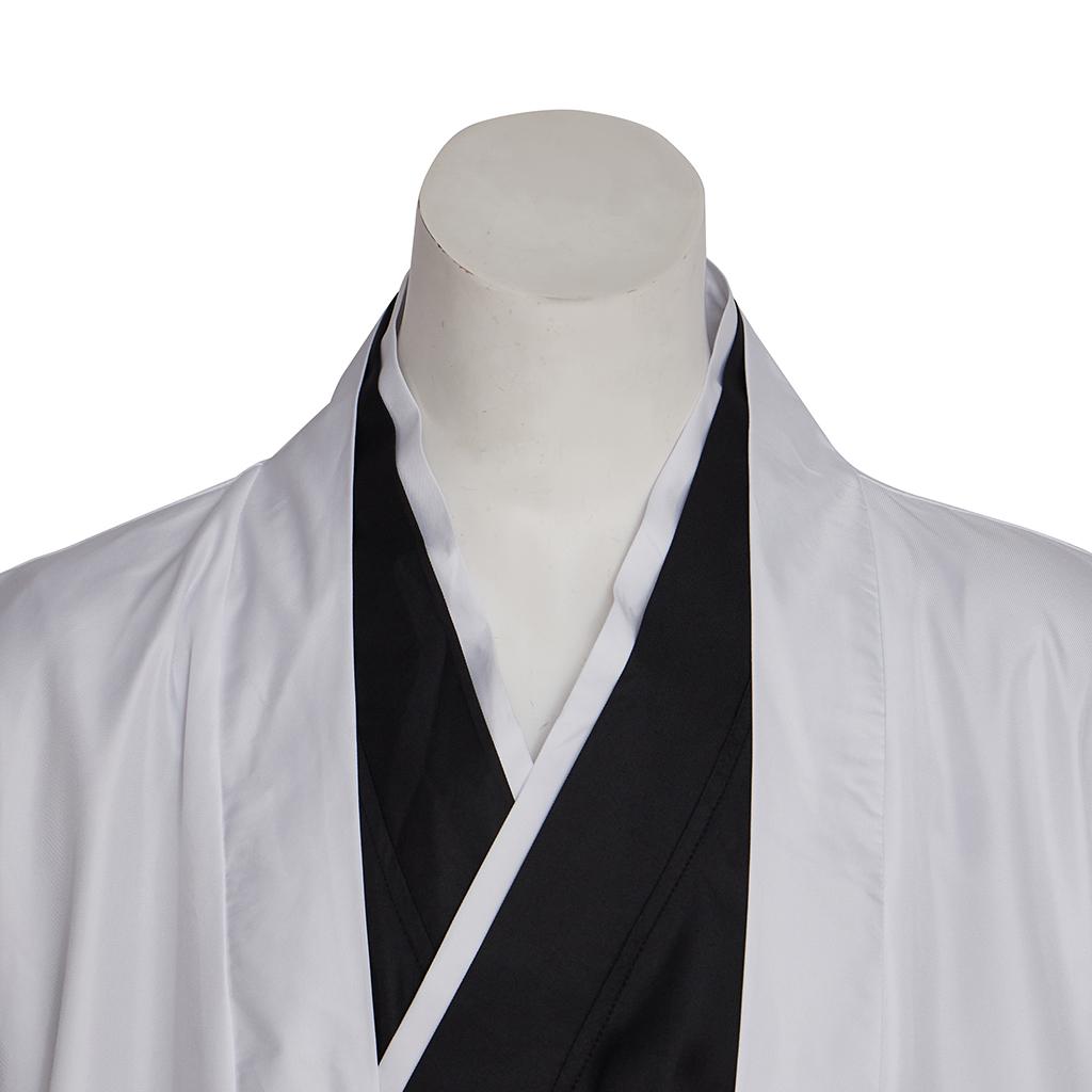 Anime Hitsugaya Toushirou Cosplay Fighting Kimono Outfit Men's Halloween Death Divisi 10th Captain Toushirou Hitsugaya Suit