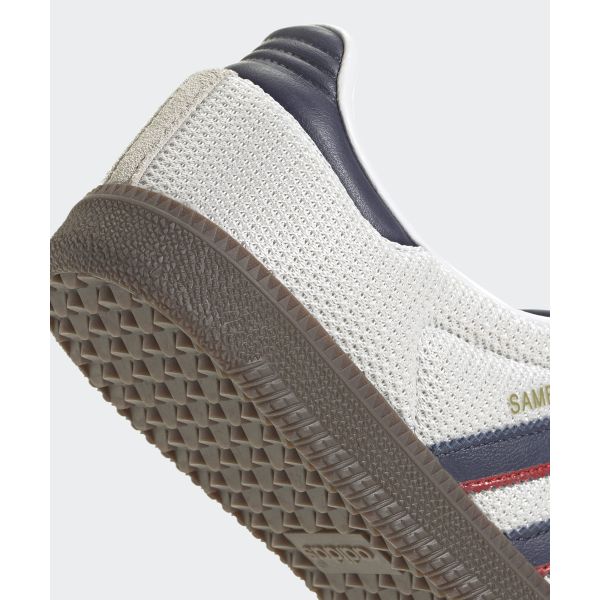 adidas Samba LT Branco Cristal Azul Escuro Tênis Unissex Goma-5 IE9169