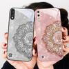 Fragrant Golden Mandala For Samsung A01 02 A03 Core 04 05 A06 10 12 A13 14 5G 15 16 M02 12 Note 8 9 10 20 glass Ultra phone case