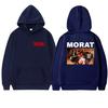 Hot Rock Band Morat Asuntos Pendientes 2025 Tour Double Sided printed Hoodie Unisex vintage pullover Men women Fleece Sweatshirt