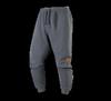 Men's European Size Solid Color Fleece Sports Pants with Drawstring - Warm, Casual, and Suitable for Many Occasions