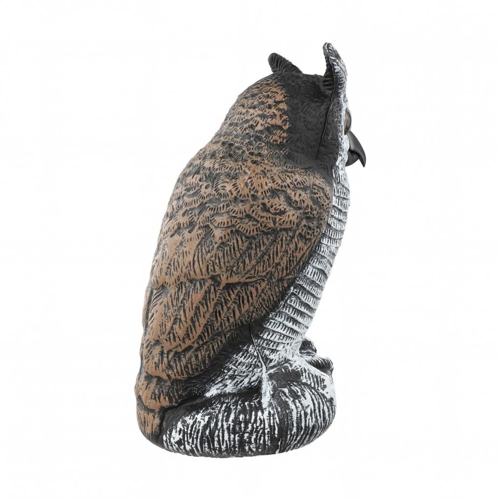 Owl Bird For Sculpture for Outdoor Garden Balcony Porch 24.38x11.94cm